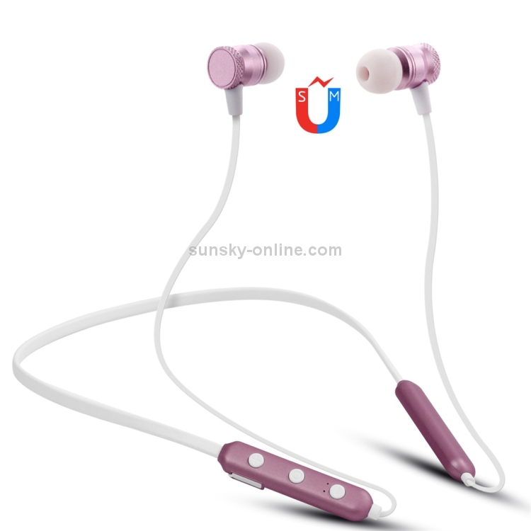 BT-890 Bluetooth 4.2 Hanging Neck Design Bluetooth Headset, Support Music Play & Switching & Volume Control & Answer(Rose Gold) BT-890 Bluetooth 4.2 Hanging Neck Design Bluetooth Headset, Support Music Play & Switching & Volume Control & Answer(Rose Gold)