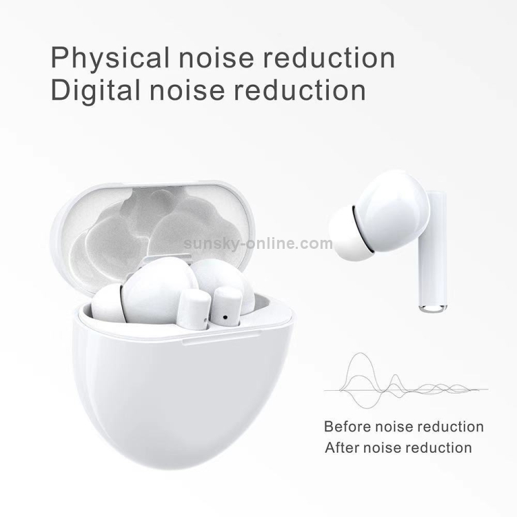 TSPods Bluetooth 5.1 TWS Wireless Bluetooth Earphone with Charging Box, Support Touch & Siri & Call(White) TSPods Bluetooth 5.1 TWS Wireless Bluetooth Earphone with Charging Box, Support Touch & Siri & Call(White)