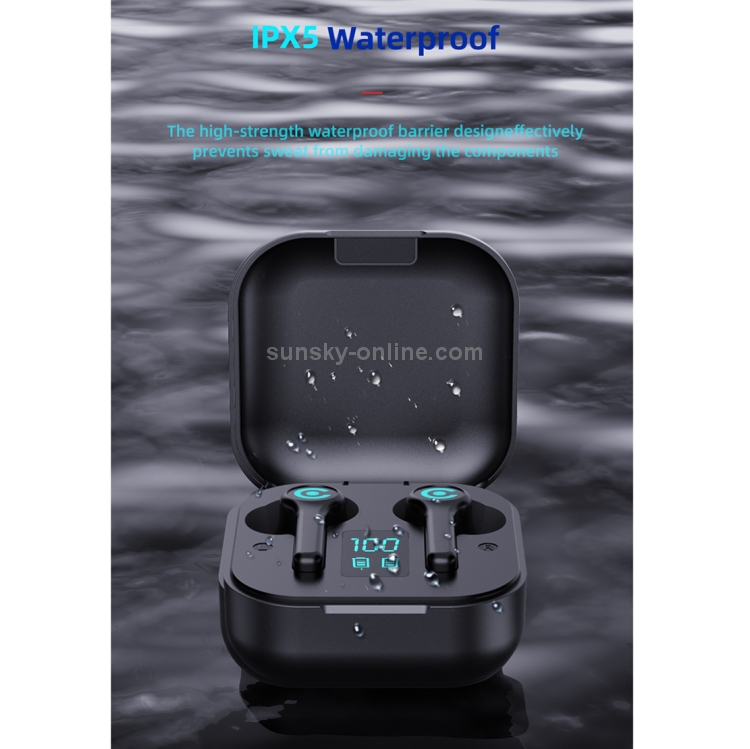 ES1 Bluetooth 5.1 TWS Digital Display Touch Wireless Bluetooth Earphone with Charging Box(Green) ES1 Bluetooth 5.1 TWS Digital Display Touch Wireless Bluetooth Earphone with Charging Box(Green)