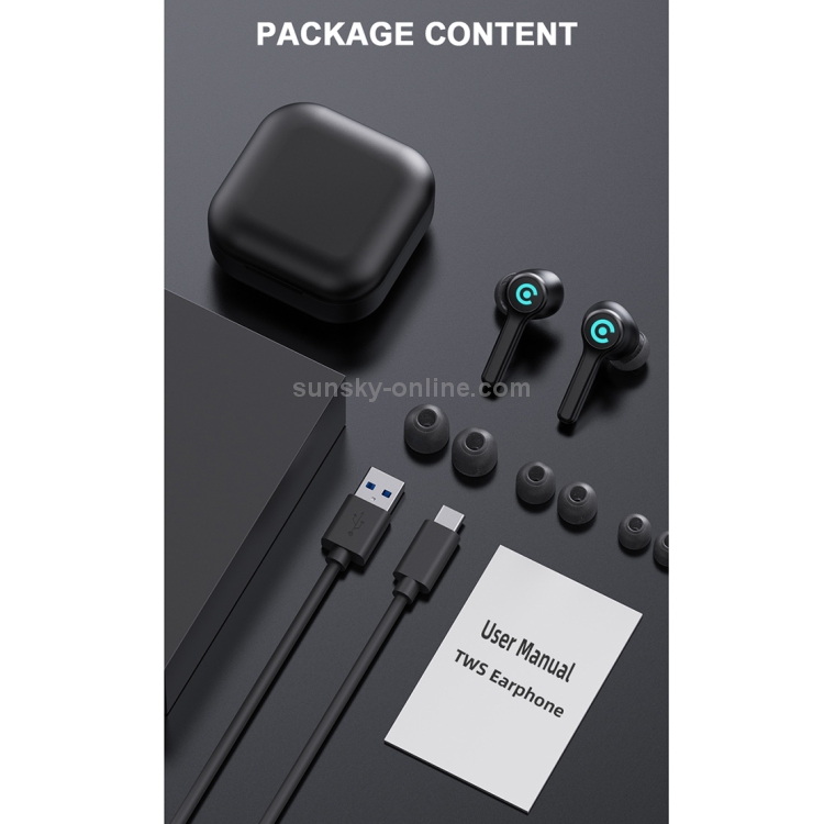ES1 Bluetooth 5.1 TWS Digital Display Touch Wireless Bluetooth Earphone with Charging Box(Green) ES1 Bluetooth 5.1 TWS Digital Display Touch Wireless Bluetooth Earphone with Charging Box(Green)