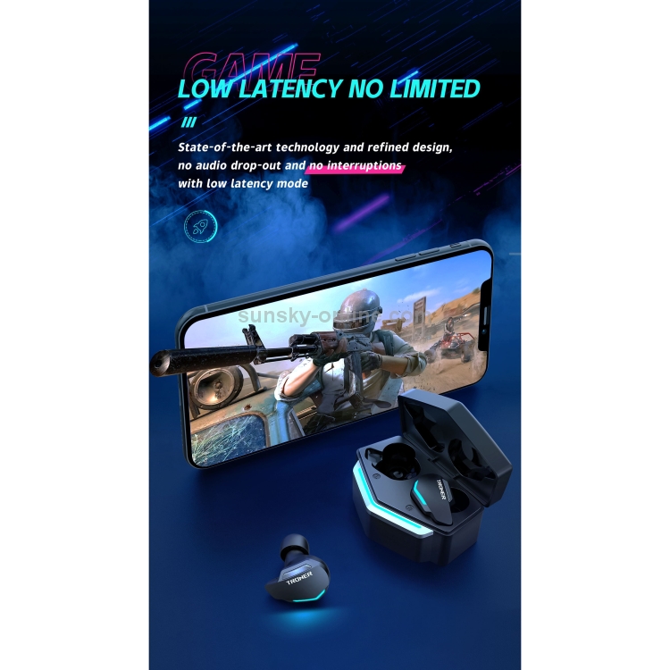 Langsdom G30 5.0 TWS No Delay Gaming Music Wireless Bluetooth Earphone with Charging Box(Black) Langsdom G30 5.0 TWS No Delay Gaming Music Wireless Bluetooth Earphone with Charging Box(Black)
