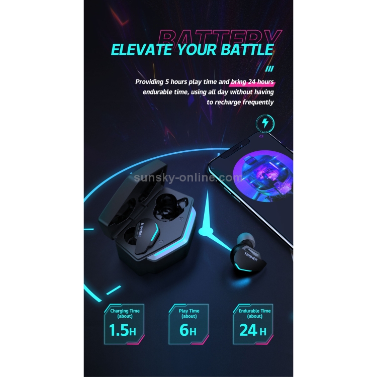 Langsdom G30 5.0 TWS No Delay Gaming Music Wireless Bluetooth Earphone with Charging Box(Black) Langsdom G30 5.0 TWS No Delay Gaming Music Wireless Bluetooth Earphone with Charging Box(Black)
