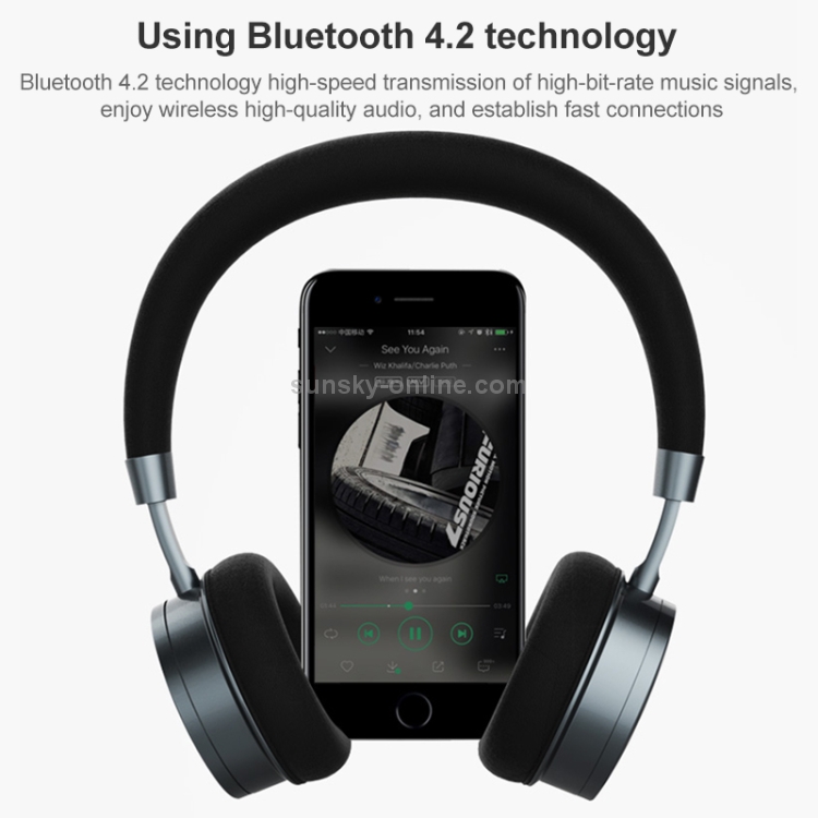 REMAX RB 520HB Bluetooth V4.2 Stereo Music Headphone Black