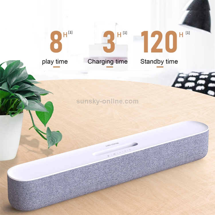 WK D21 Witdeer Series Portable Wireless Bluetooth Speaker Support TF Card & AUX & U Disk(White) WK D21 Witdeer Series Portable Wireless Bluetooth Speaker Support TF Card & AUX & U Disk(White)