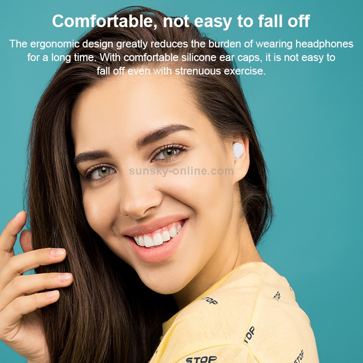 AIN AT-X80J Smart Call Noise Reduction Bluetooth Earphone with Charging Box & Battery Digital Display, Support Touch & Voice Assistant & Automatic Connection (White) AIN AT-X80J Smart Call Noise Reduction Bluetooth Earphone with Charging Box & Battery Digital Display, Support Touch & Voice Assistant & Automatic Connection (White)