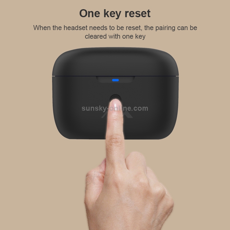 AIN MK-T21 TWS Intelligent Noise Reduction In-ear Bluetooth Earphone with Charging Box, Support Touch & One-key Reset & Automatic Connection AIN MK-T21 TWS Intelligent Noise Reduction In-ear Bluetooth Earphone with Charging Box, Support Touch & One-key Reset & Automatic Connection