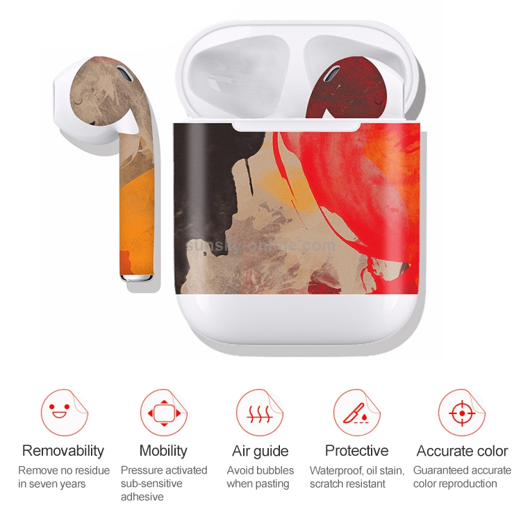 DRAP-506 Airpods Earphones Full Coverage Sticker Earphone Box Anti-lost Protective Film DRAP-506 Airpods Earphones Full Coverage Sticker Earphone Box Anti-lost Protective Film