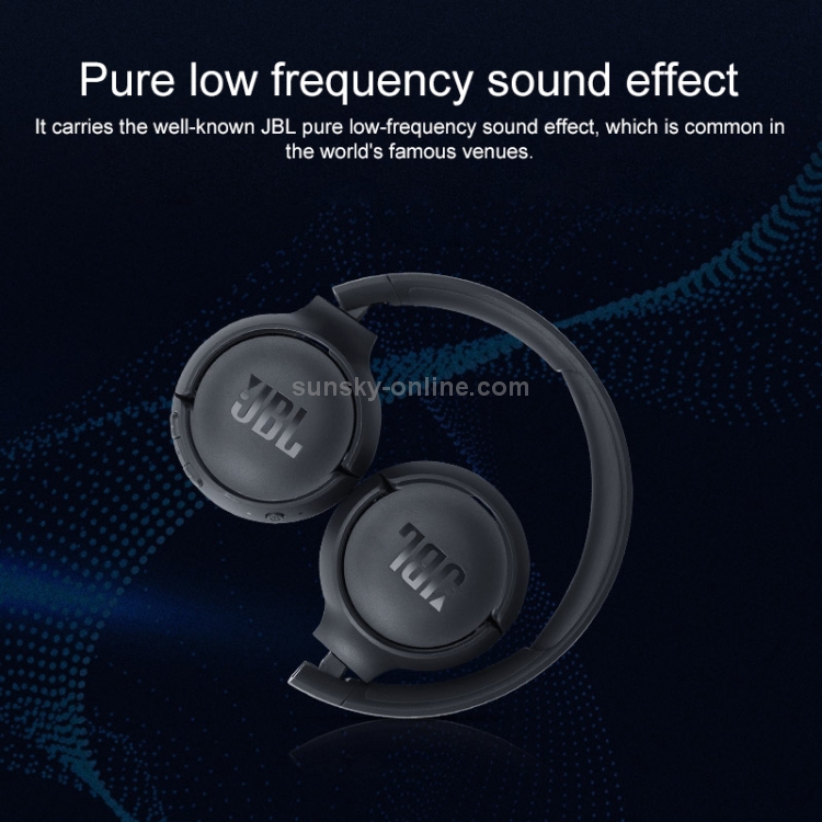 JBL T510BT Bluetooth 5.0 HIFI Music Wireless Bluetooth Headset with Mic  (White)