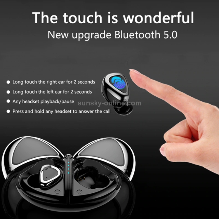 M2-HB Bluetooth 5.0 TWS Stereo Music Wireless Bluetooth Earphone (Black) M2-HB Bluetooth 5.0 TWS Stereo Music Wireless Bluetooth Earphone (Black)