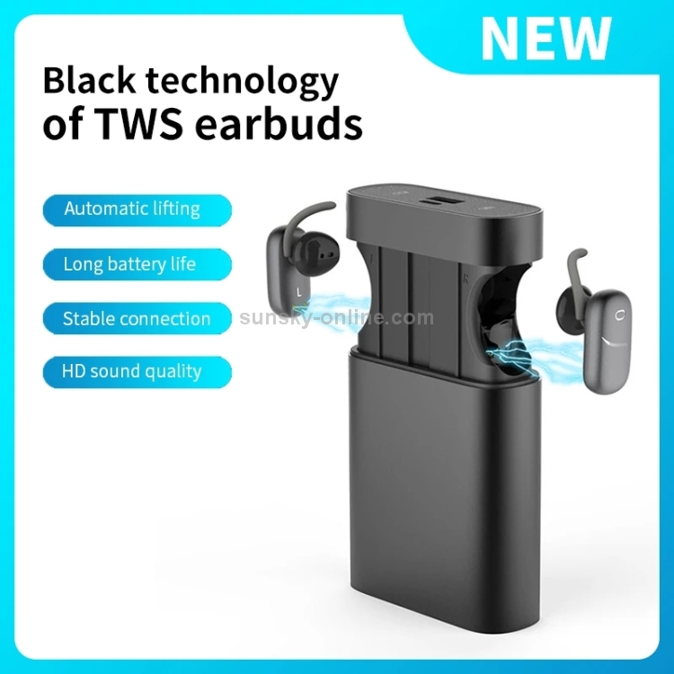 B005 Bluetooth 5.0 TWS True Wireless Waterproof Noise Reduction Sports Wireless Bluetooth Earphone (Black) B005 Bluetooth 5.0 TWS True Wireless Waterproof Noise Reduction Sports Wireless Bluetooth Earphone (Black)