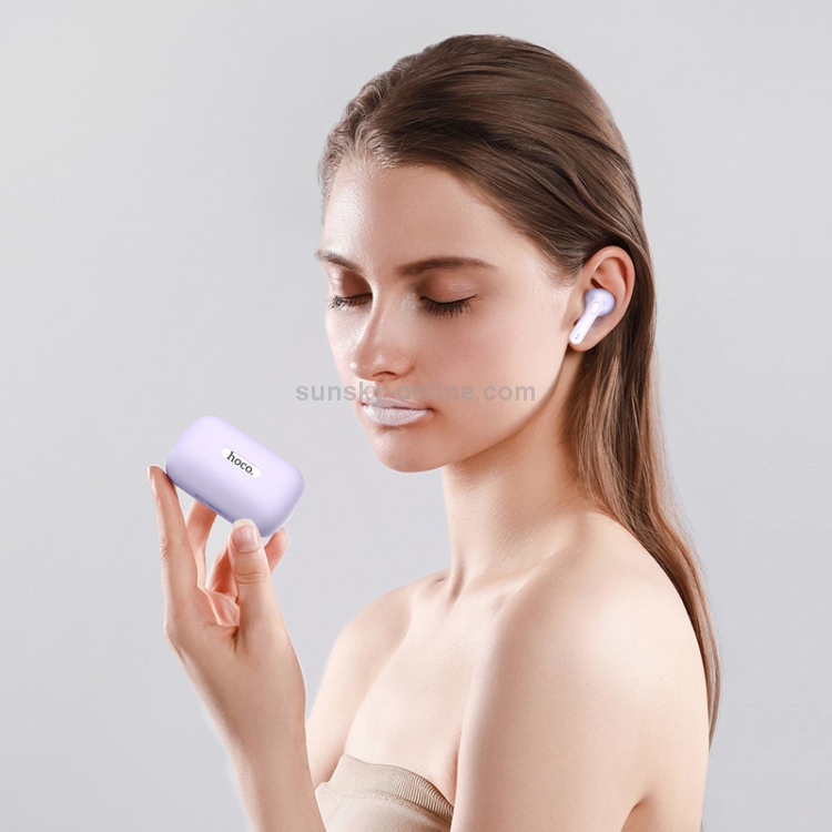 hoco ES59 Bluetooth 5.1 Gratified TWS Wireless Bluetooth Earphone (Purple) hoco ES59 Bluetooth 5.1 Gratified TWS Wireless Bluetooth Earphone (Purple)