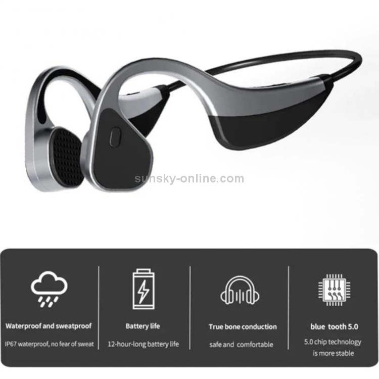 K8 Bone Conduction Bluetooth 5.0 Sports Running Earphone (Black) K8 Bone Conduction Bluetooth 5.0 Sports Running Earphone (Black)