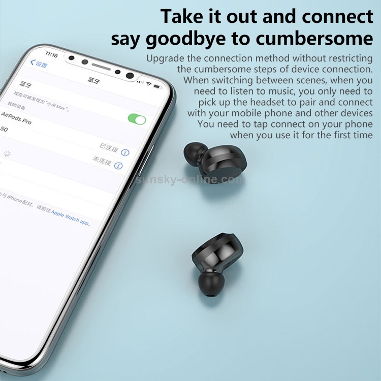 F12 CVC 8.0 Noise Reduction Bluetooth Earphone with Charging Box & Three-screen Battery Display, Support Touch & HD Call & Siri & Automatic Pairing F12 CVC 8.0 Noise Reduction Bluetooth Earphone with Charging Box & Three-screen Battery Display, Support Touch & HD Call & Siri & Automatic Pairing
