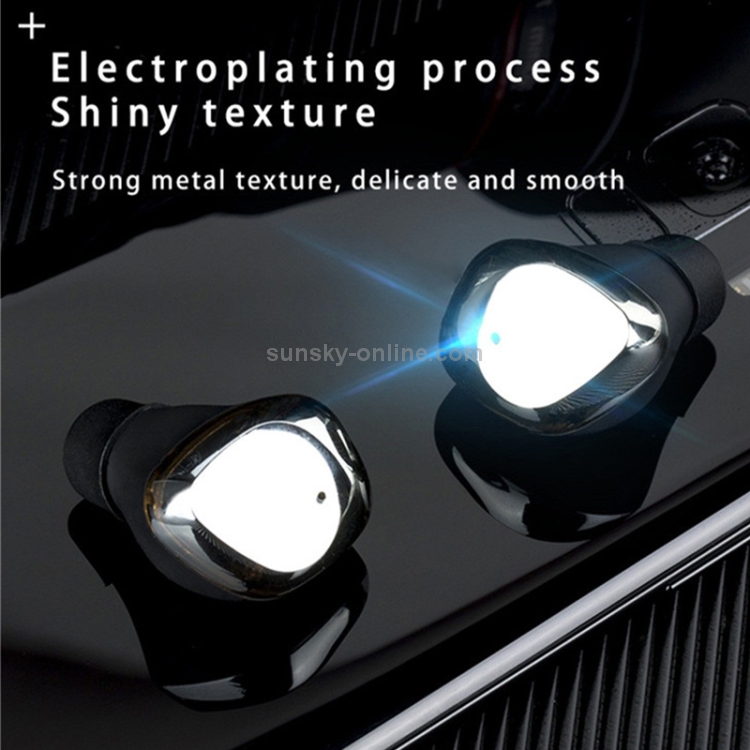 X26 DC 5V TWS IPX7 Waterproof Bluetooth 5.0 Wireless Touch Bluetooth Earphone with Charging Box, Support HD Call(Grey)