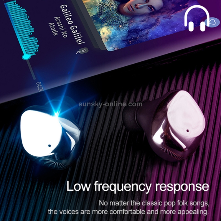 X26 DC 5V TWS IPX7 Waterproof Bluetooth 5.0 Wireless Touch Bluetooth Earphone with Charging Box, Support HD Call(Grey)