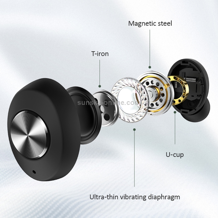 USAMS USAMS-ES001 Bluetooth 5.0 Mini TWS Binaural Wireless Bluetooth Earphone(Black) USAMS USAMS-ES001 Bluetooth 5.0 Mini TWS Binaural Wireless Bluetooth Earphone(Black)