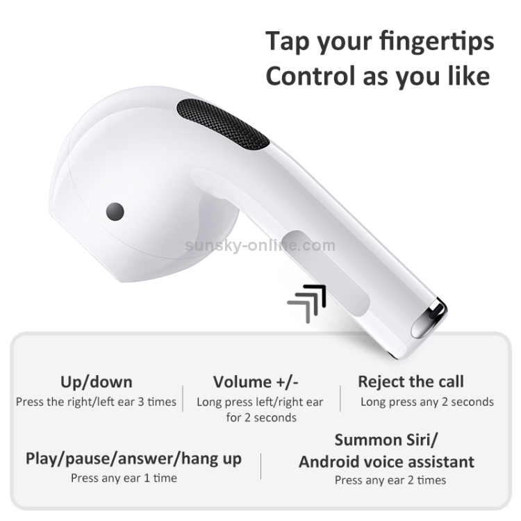 USAMS USAMS-YY001 Bluetooth 5.0 TWS Binaural In-ear Wireless Bluetooth Earphone USAMS USAMS-YY001 Bluetooth 5.0 TWS Binaural In-ear Wireless Bluetooth Earphone