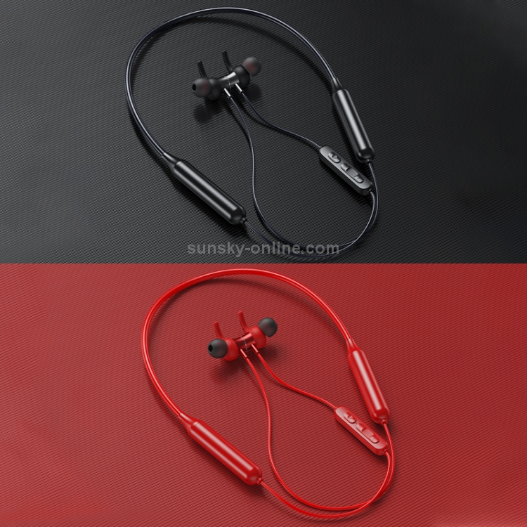 KUULAA DD9 Premium Version IPX Waterproof Hanging Neck Sports Bluetooth Earphone with Magnetic Suction & Wire Control (Black) KUULAA DD9 Premium Version IPX Waterproof Hanging Neck Sports Bluetooth Earphone with Magnetic Suction & Wire Control (Black)