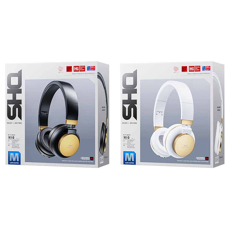 WK M10 Foldable Wireless Bluetooth Headset(White) WK M10 Foldable Wireless Bluetooth Headset(White)