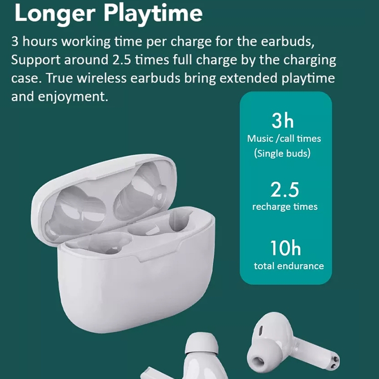 ETE-13 Mini Binaural Stereo Bluetooth 5.0 Sports Earphones (White) ETE-13 Mini Binaural Stereo Bluetooth 5.0 Sports Earphones (White)