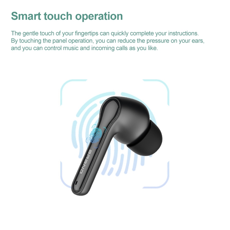 ETE-51 TWS In-Ear Wireless Touch Control Bluetooth 5.0 Sports Earphones (Black) ETE-51 TWS In-Ear Wireless Touch Control Bluetooth 5.0 Sports Earphones (Black)