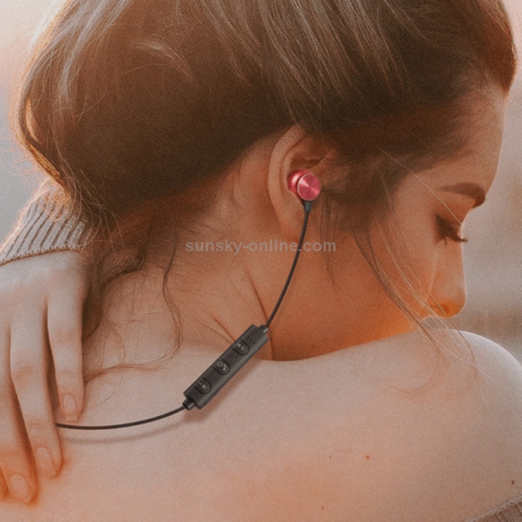 Magnetic Suction Wireless Bluetooth In-Ear Headphone Metal Sports Headset with Mic and 1 Connect 2 Function Magnetic Suction Wireless Bluetooth In-Ear Headphone Metal Sports Headset with Mic and 1 Connect 2 Function