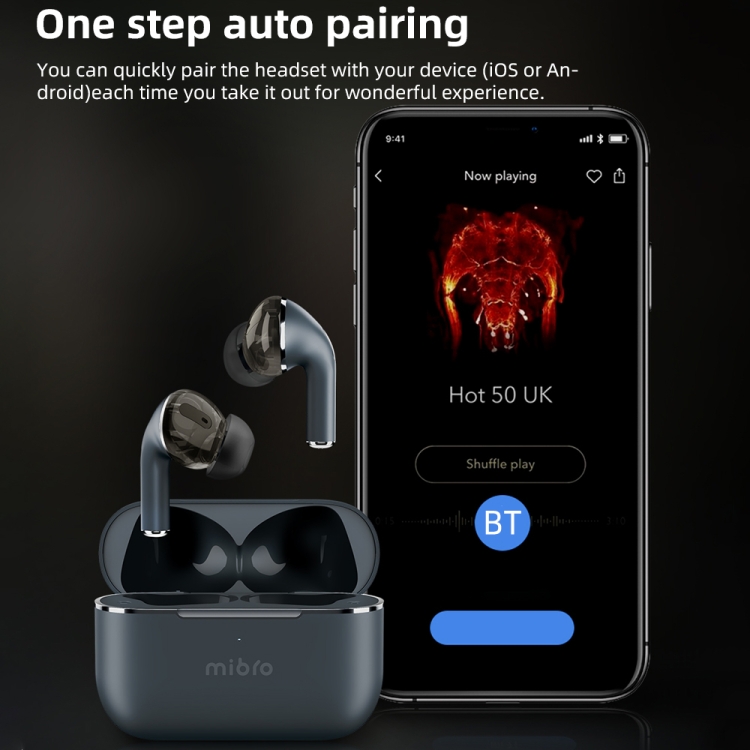 Mibro Earbuds M1 IPX4 Waterproof TWS Bluetooth 5.3 ENC Noise Reduction Earphone with Mic(White) Mibro Earbuds M1 IPX4 Waterproof TWS Bluetooth 5.3 ENC Noise Reduction Earphone with Mic(White)