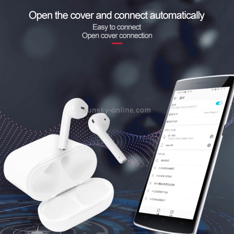 i5-TWS Bluetooth Headset 5.0 Touch Bluetooth Headset