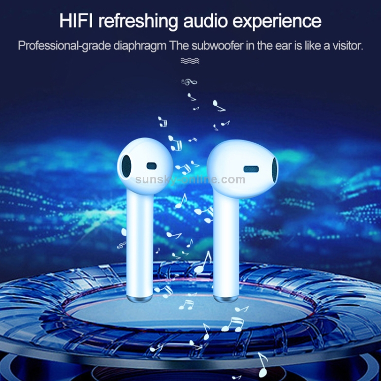 i8S TWS Bluetooth Headset 5.0 Copper Ring Speaker Double Ear True Stereo Touch Bluetooth Headset i8S TWS Bluetooth Headset 5.0 Copper Ring Speaker Double Ear True Stereo Touch Bluetooth Headset