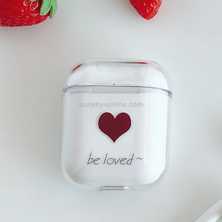 Be Loved Heart Pattern Shockproof Coloured Drawing PC Protective Case for Apple AirPods 1/2 Be Loved Heart Pattern Shockproof Coloured Drawing PC Protective Case for Apple AirPods 1/2