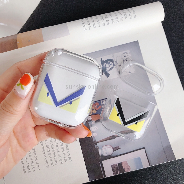 Blue Geometry Pattern Shockproof Coloured Drawing PC Protective Case for Apple AirPods 1/2 Blue Geometry Pattern Shockproof Coloured Drawing PC Protective Case for Apple AirPods 1/2
