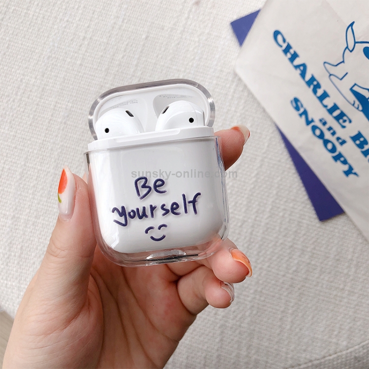 Be Yourself Pattern Shockproof Coloured Drawing PC Protective Case for Apple AirPods 1/2 Be Yourself Pattern Shockproof Coloured Drawing PC Protective Case for Apple AirPods 1/2