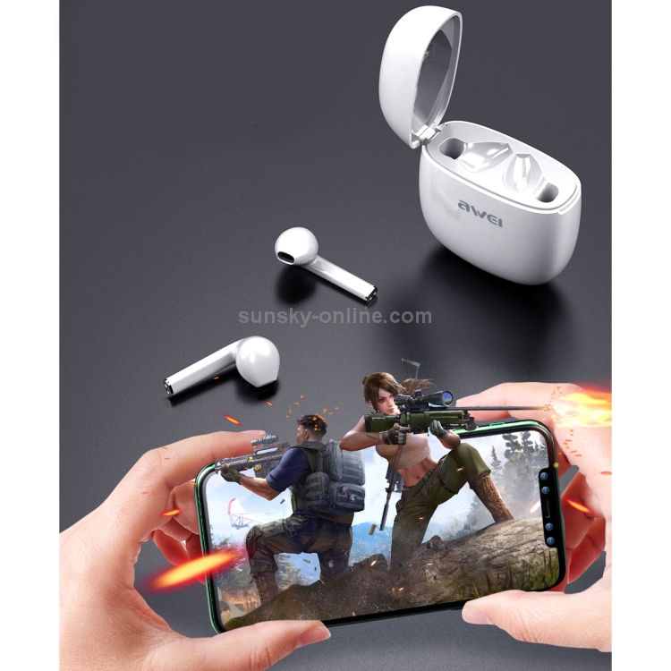 awei T28 Bluetooth V5.0 Ture Wireless Sports TWS Headset with Charging Case(White) awei T28 Bluetooth V5.0 Ture Wireless Sports TWS Headset with Charging Case(White)
