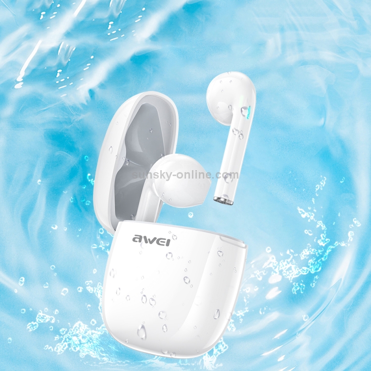 awei T28 Bluetooth V5.0 Ture Wireless Sports TWS Headset with Charging Case(White) awei T28 Bluetooth V5.0 Ture Wireless Sports TWS Headset with Charging Case(White)
