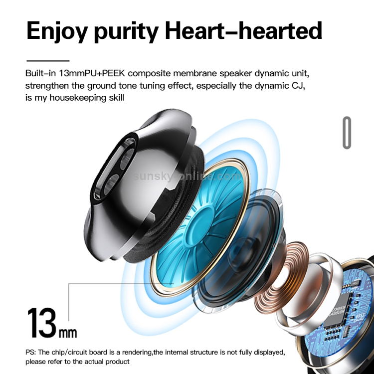Auriculares inalámbricos Lenovo XT95 ultradelgados - Auriculares TWS  Bluetooth 5.0