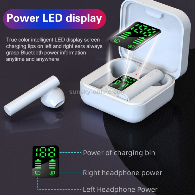 Air6 Plus Bluetooth 5.0 Mini Solar Charging Sport Wireless Bluetooth Earphone with Charging Box Air6 Plus Bluetooth 5.0 Mini Solar Charging Sport Wireless Bluetooth Earphone with Charging Box
