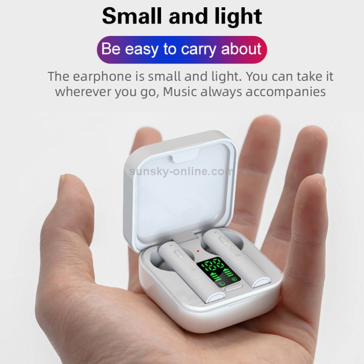 Air6 Plus Bluetooth 5.0 Mini Solar Charging Sport Wireless Bluetooth Earphone with Charging Box Air6 Plus Bluetooth 5.0 Mini Solar Charging Sport Wireless Bluetooth Earphone with Charging Box