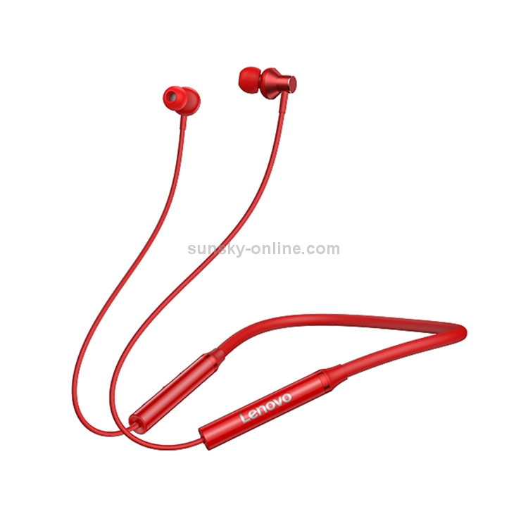Original Lenovo HE05X IPX5 Waterproof Neck-mounted Bluetooth Earphone with Magnetic & Wire Control Function (Red) Original Lenovo HE05X IPX5 Waterproof Neck-mounted Bluetooth Earphone with Magnetic & Wire Control Function (Red)