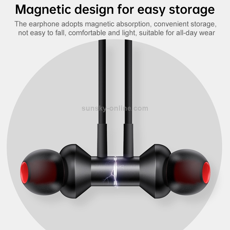 Original Lenovo HE05X IPX5 Waterproof Neck-mounted Bluetooth Earphone with Magnetic & Wire Control Function (Red) Original Lenovo HE05X IPX5 Waterproof Neck-mounted Bluetooth Earphone with Magnetic & Wire Control Function (Red)