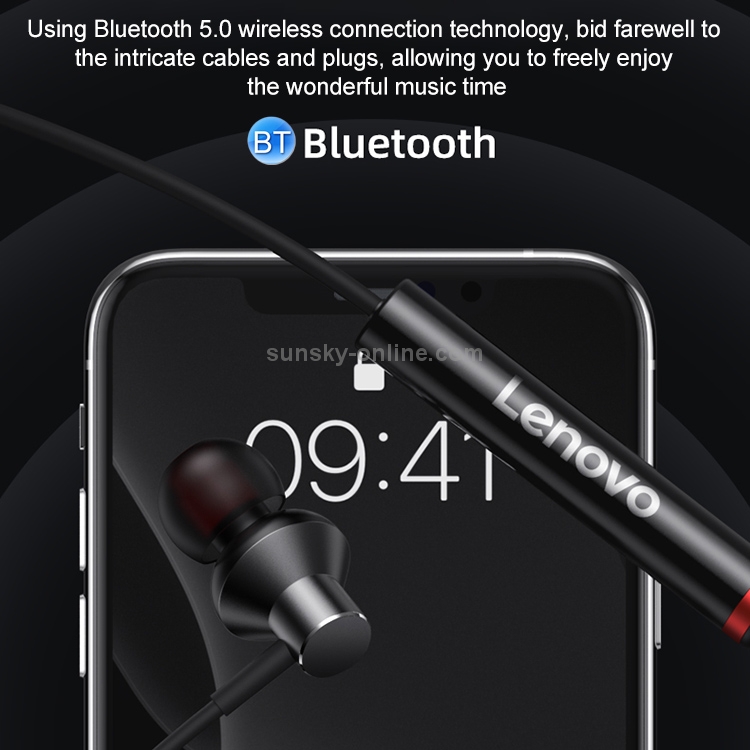 Original Lenovo HE05X IPX5 Waterproof Neck-mounted Bluetooth Earphone with Magnetic & Wire Control Function (Red) Original Lenovo HE05X IPX5 Waterproof Neck-mounted Bluetooth Earphone with Magnetic & Wire Control Function (Red)