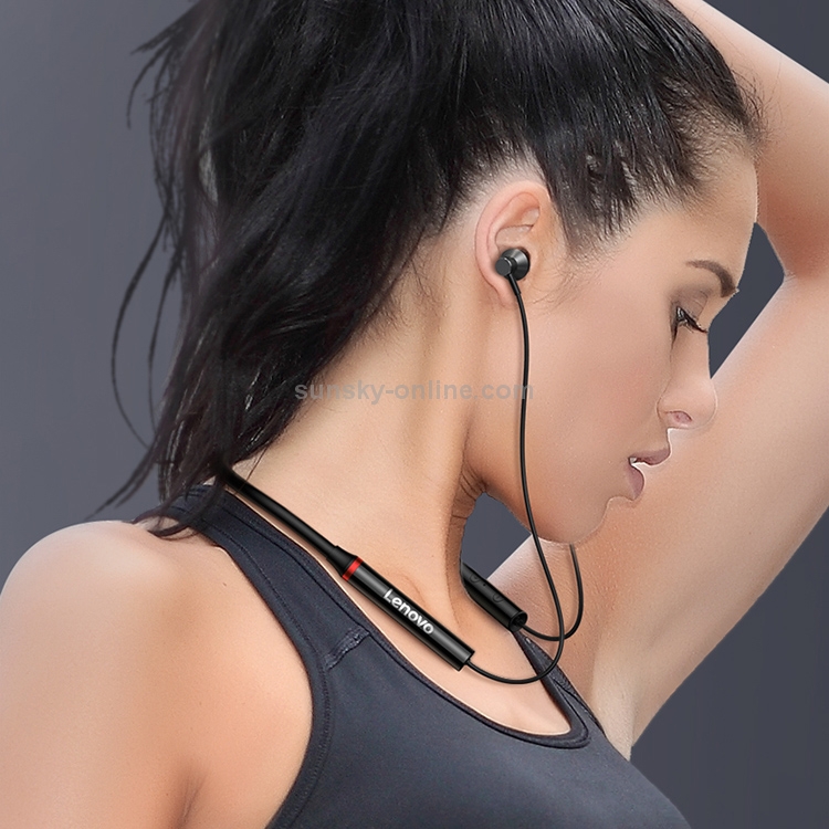 Original Lenovo HE05X IPX5 Waterproof Neck-mounted Bluetooth Earphone with Magnetic & Wire Control Function (Red) Original Lenovo HE05X IPX5 Waterproof Neck-mounted Bluetooth Earphone with Magnetic & Wire Control Function (Red)