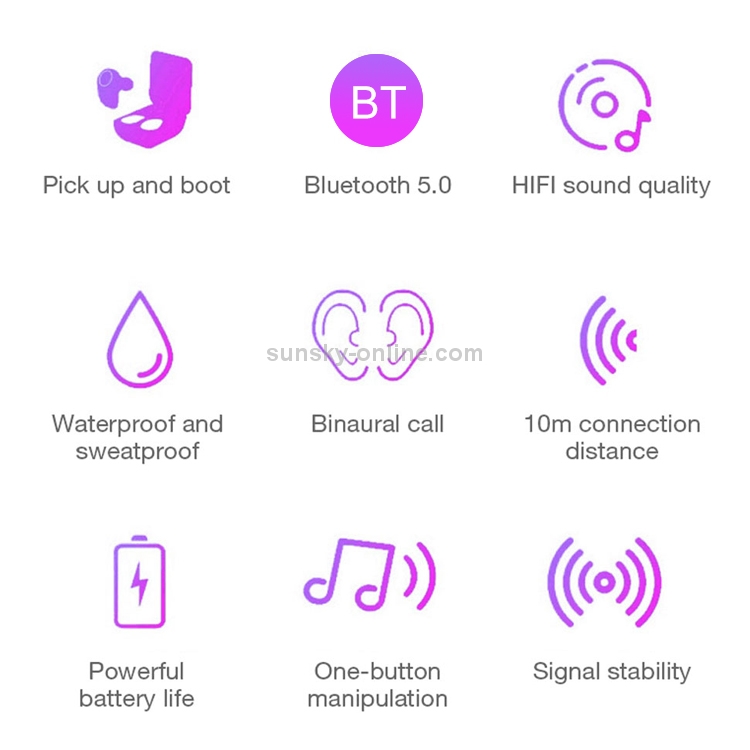 DT-4 IPX Waterproof Bluetooth 5.0 Wireless Bluetooth Earphone with 350mAh Magnetic Charging Box, Support for Calling(Silver) DT-4 IPX Waterproof Bluetooth 5.0 Wireless Bluetooth Earphone with 350mAh Magnetic Charging Box, Support for Calling(Silver)