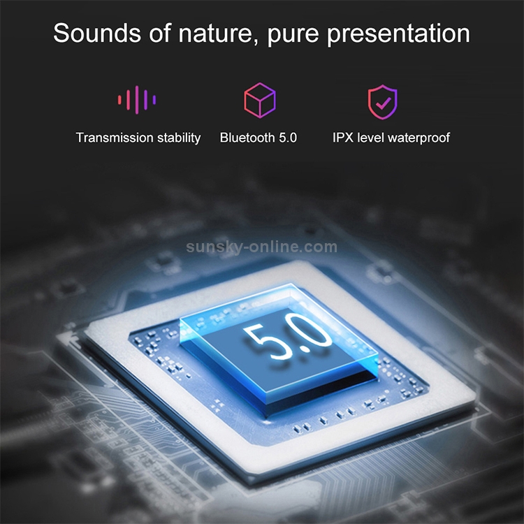 DT-4 IPX Waterproof Bluetooth 5.0 Wireless Bluetooth Earphone with 350mAh Magnetic Charging Box, Support for Calling(Silver) DT-4 IPX Waterproof Bluetooth 5.0 Wireless Bluetooth Earphone with 350mAh Magnetic Charging Box, Support for Calling(Silver)