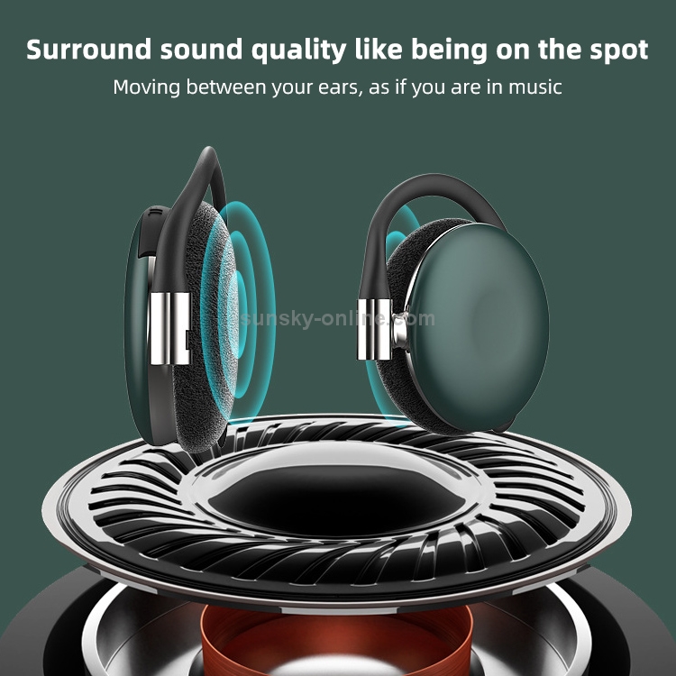 HP-1376 TWS Ear-mounted Wireless Sports Bluetooth Earphone, Support Touch & 64GB TF Card & Call & Voice Assistant(Black) HP-1376 TWS Ear-mounted Wireless Sports Bluetooth Earphone, Support Touch & 64GB TF Card & Call & Voice Assistant(Black)