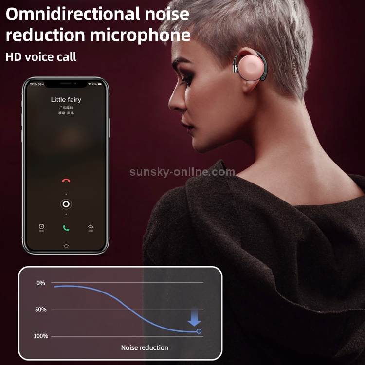 HP-1376 TWS Ear-mounted Wireless Sports Bluetooth Earphone, Support Touch & 64GB TF Card & Call & Voice Assistant(Black) HP-1376 TWS Ear-mounted Wireless Sports Bluetooth Earphone, Support Touch & 64GB TF Card & Call & Voice Assistant(Black)