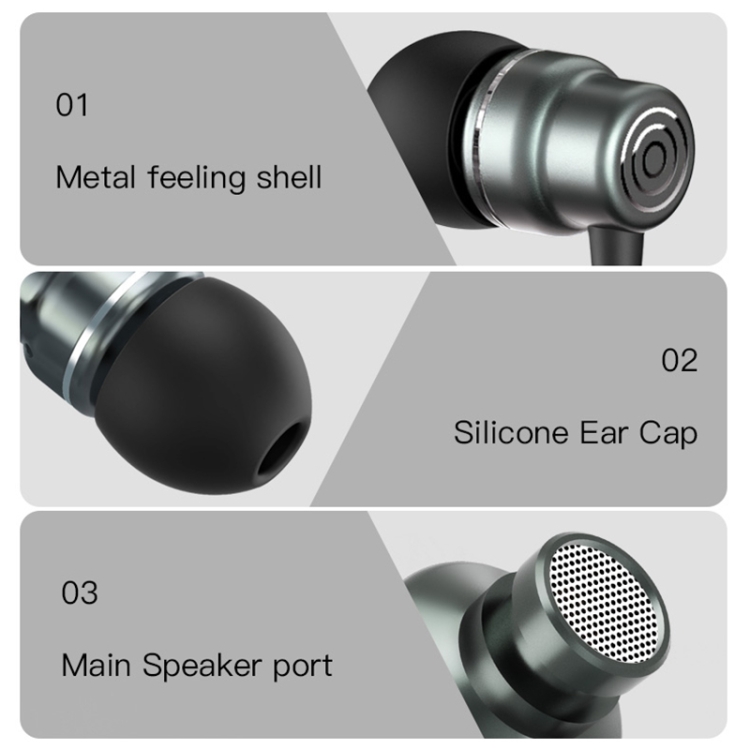 Yesido YH32 3.5mm In-Ear Wired Earphone, Length: 1.2m Yesido YH32 3.5mm In-Ear Wired Earphone, Length: 1.2m
