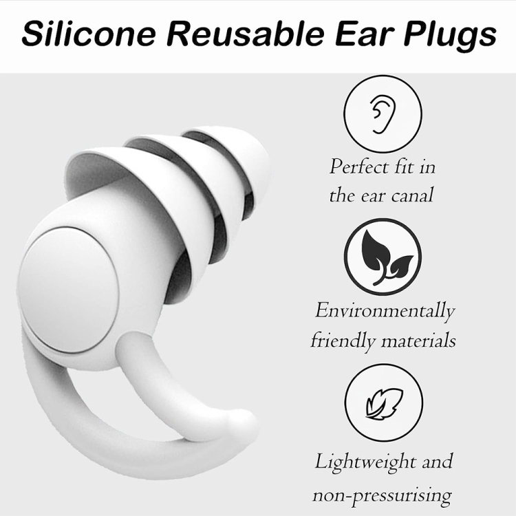 Happy Ears Reusable Natural Sound Ear Plugs - Version 2.0 - Reusable  Sleeping Ear Plugs