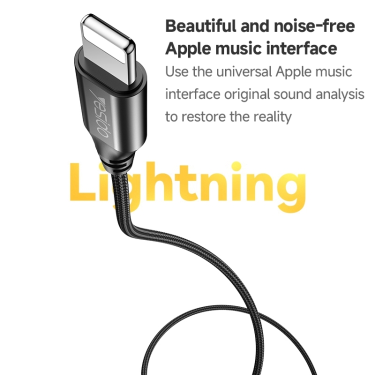Yesido YH48 8 Pin Metal Line-Control In-Ear Wired Earphone, Length: 1.2m (Black) Yesido YH48 8 Pin Metal Line-Control In-Ear Wired Earphone, Length: 1.2m (Black)