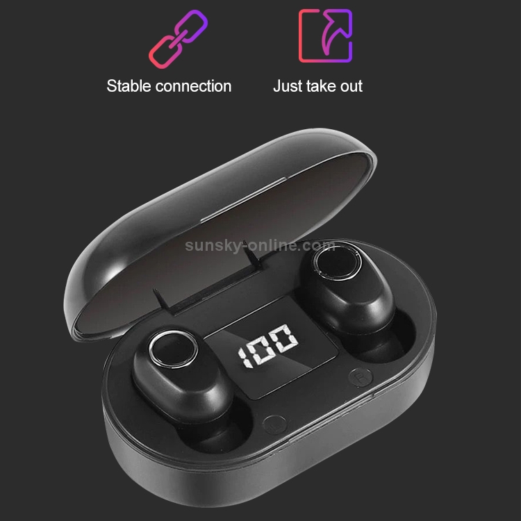 DT-13 Wireless Two Ear Bluetooth Headset Supports Touch & Smart Magnetic Charging(Pink)