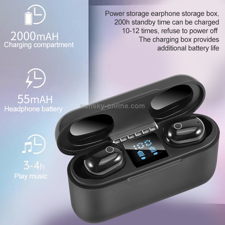 Dt-18 Wireless Two Ear Bluetooth Headset With 2000mAh Charging Cabin & Touch & Intelligent Magnetic Suction Charging (White) Dt-18 Wireless Two Ear Bluetooth Headset With 2000mAh Charging Cabin & Touch & Intelligent Magnetic Suction Charging (White)